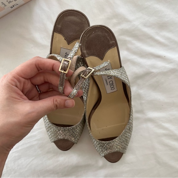 Reduced! Authentic Jimmy Choo Nova Slingback Heels US 7.5 - Picture 5 of 10